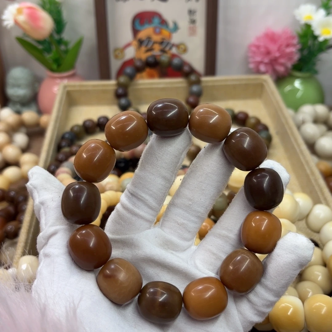 吊坠菩提根/象牙果19干磨瑕疵落地果糖油785