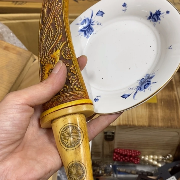 用***0瓷中古工艺品一件