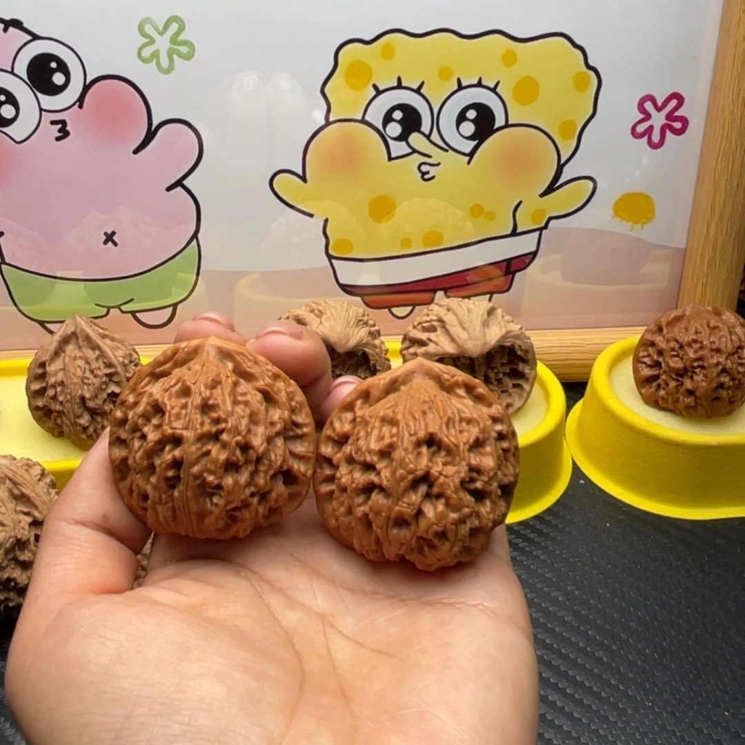 把件文玩核桃41水龙王纹