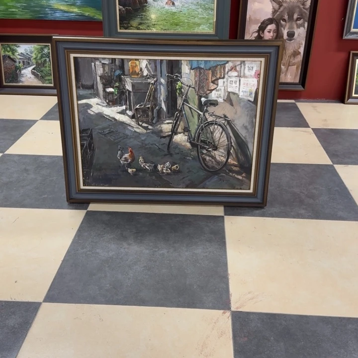 如***夫油画艺术家原创作品