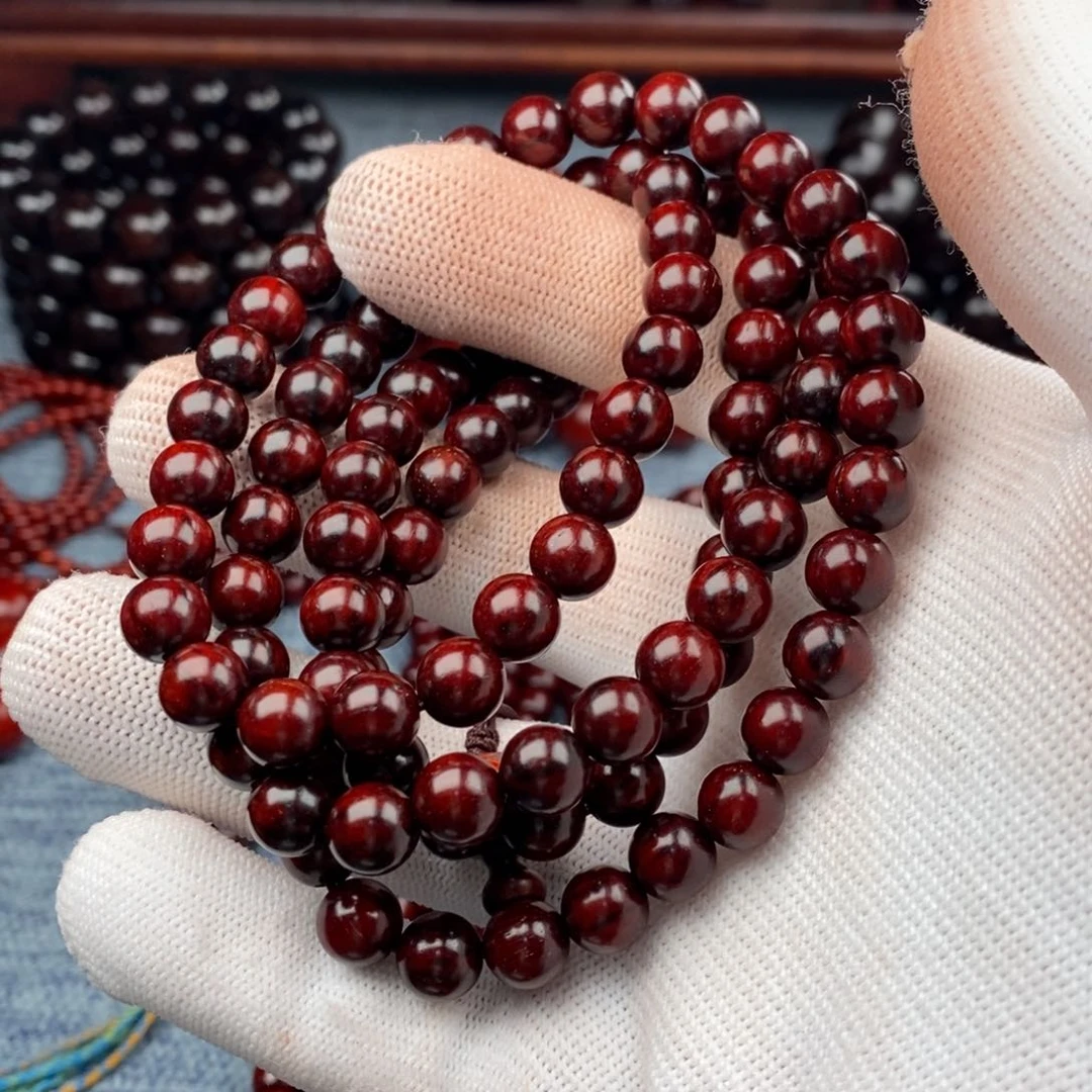 小叶紫檀手串/手链多***爱0.8火焰