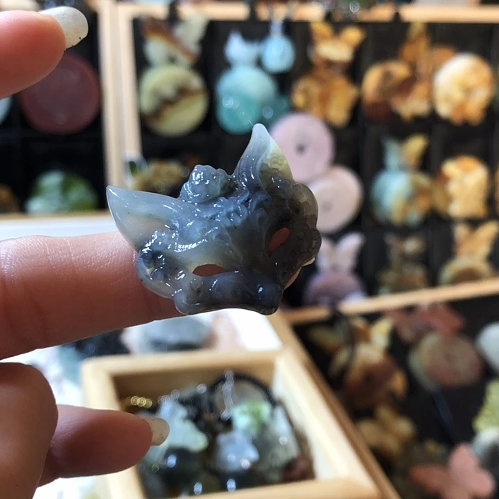 岫玉未镶嵌岫玉挂件