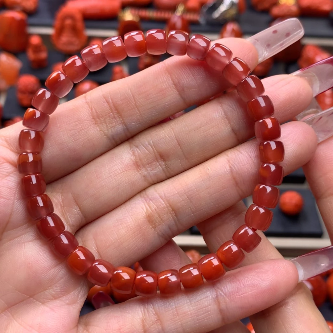 【闪购商品】南红玛瑙直切手串6mm未镶嵌