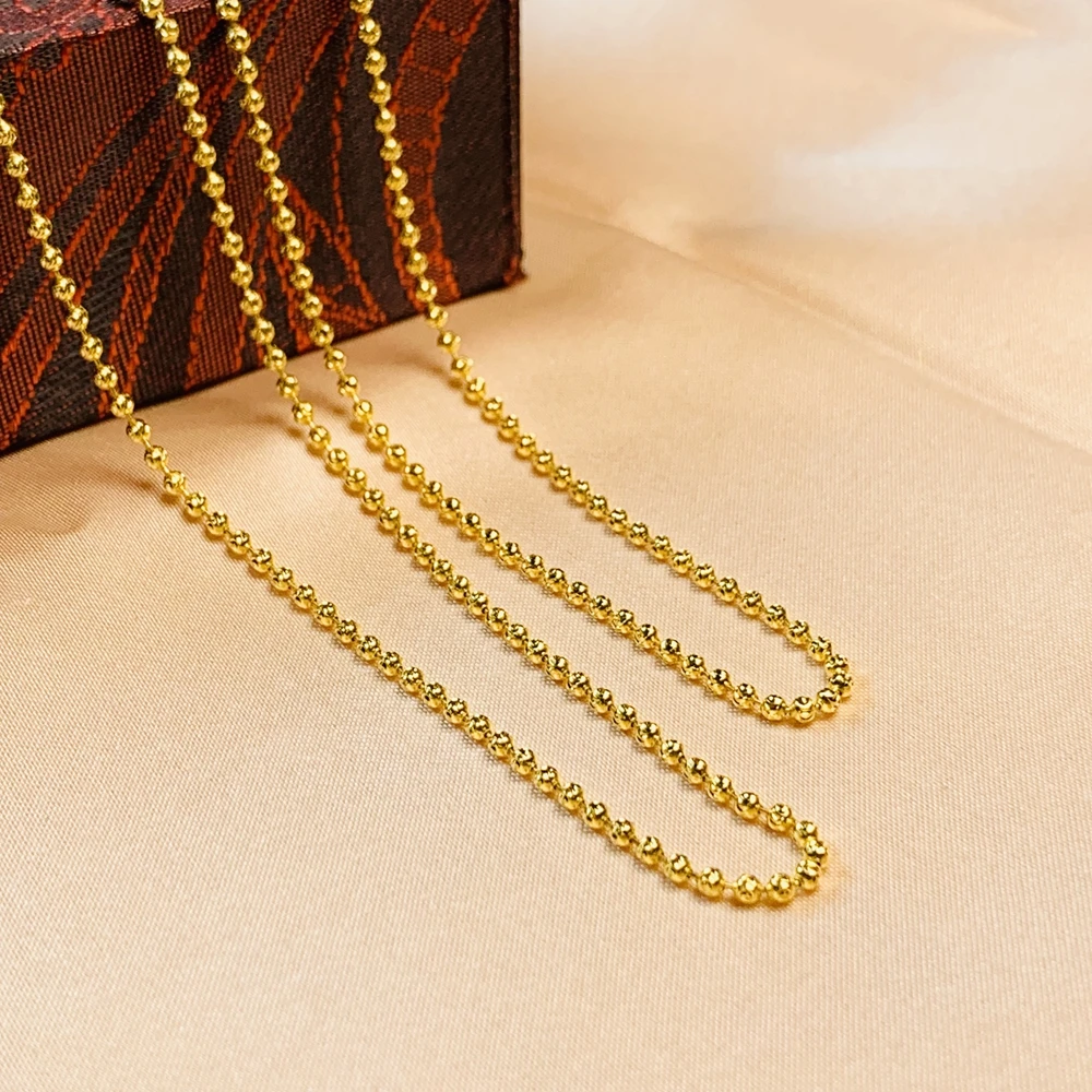 坠链均925银 20寸月亮珠黄色CP多样性发其一