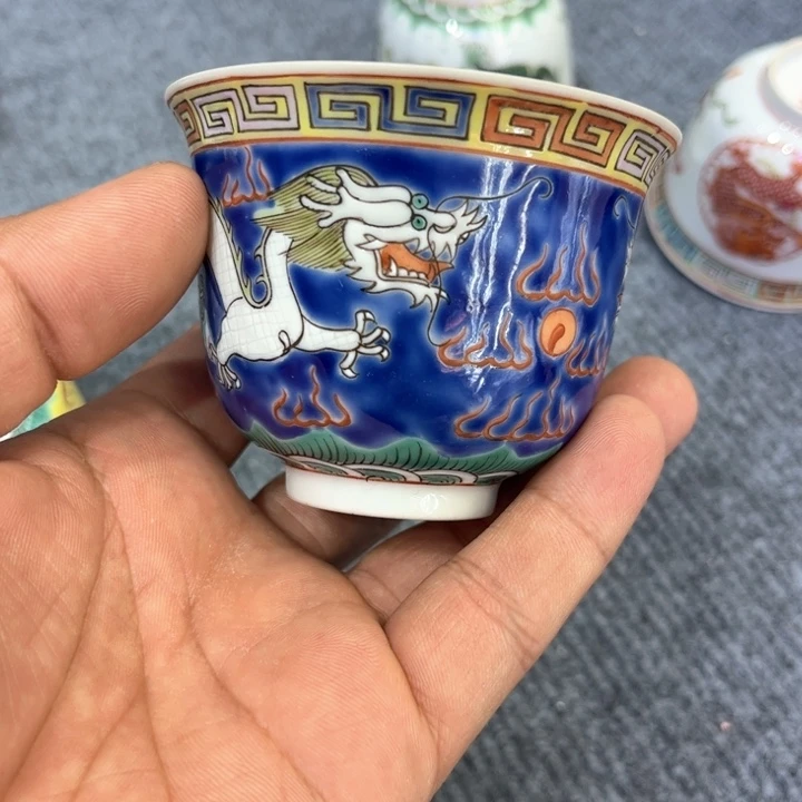 纯手绘精品盖碗杯