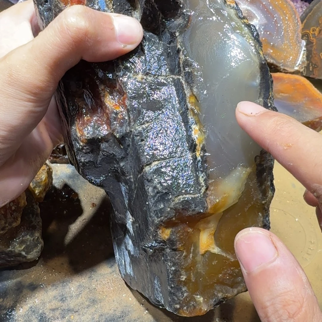 未镶嵌玛瑙/玉髓珠宝半成品