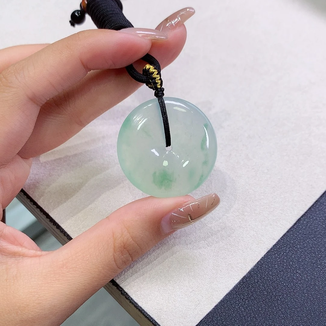 翡翠未镶嵌吊坠(不含链)31.7-6.4