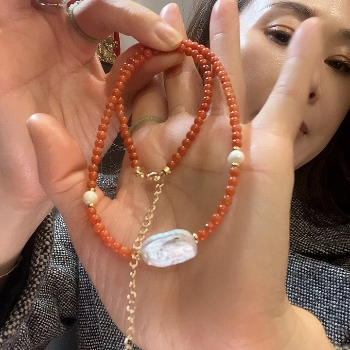 大理石磁石手链项链手链