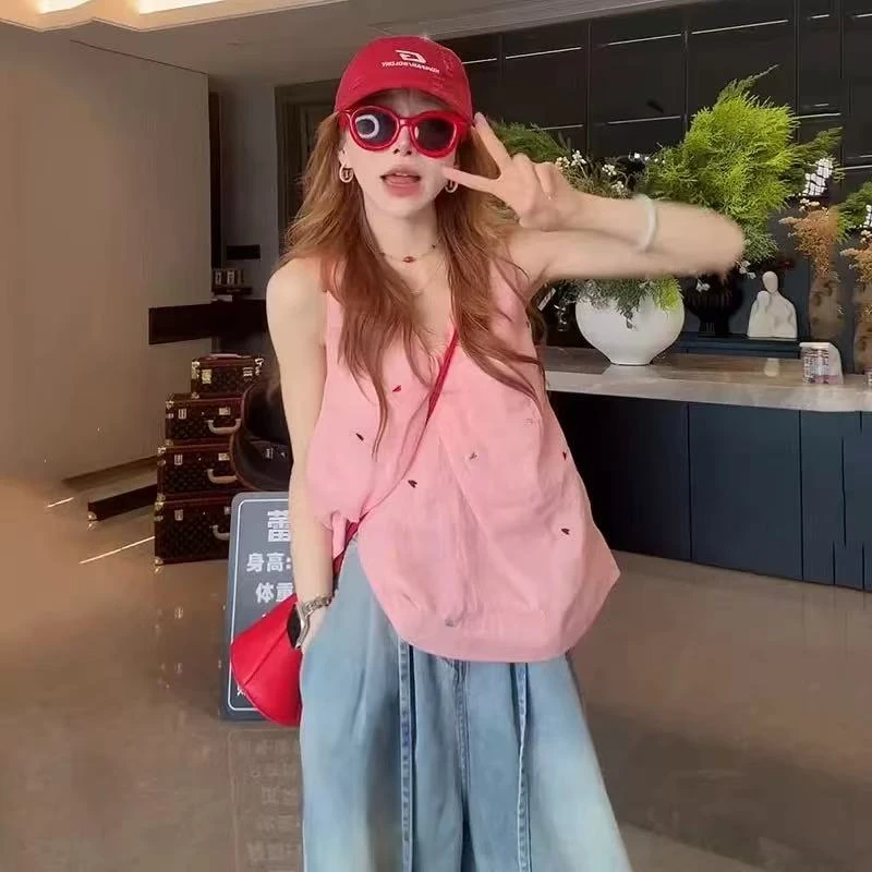 【现货+运险】慵懒风性感风通勤韩版背心吊带性感风日奢风夏季上衣