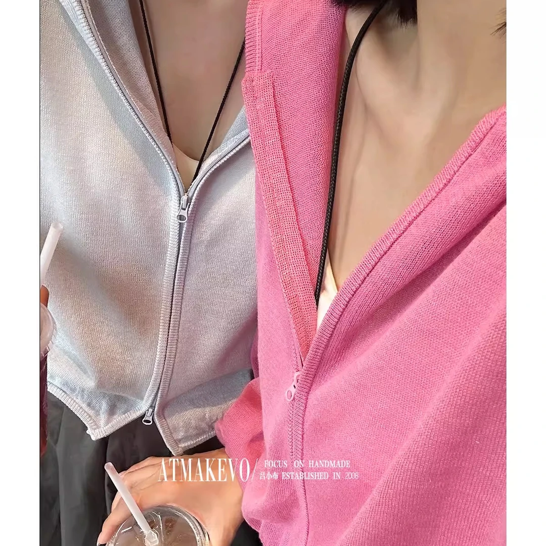 吕小布 | 清凉苎麻 多巴胺25年宽松连帽防晒衣休闲拉链开衫夏0520