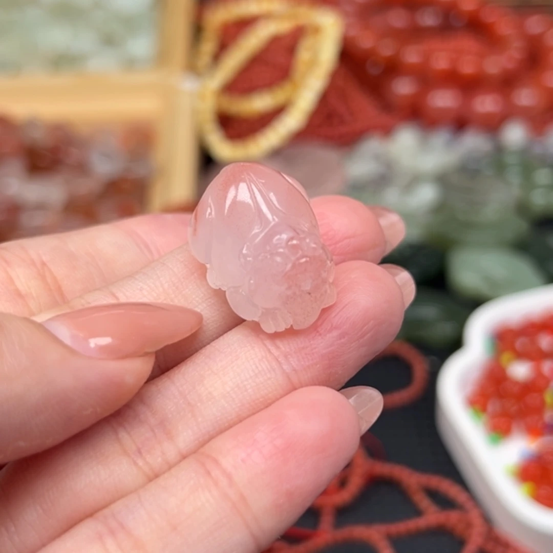 南红玛瑙未镶嵌吊坠(不含链)