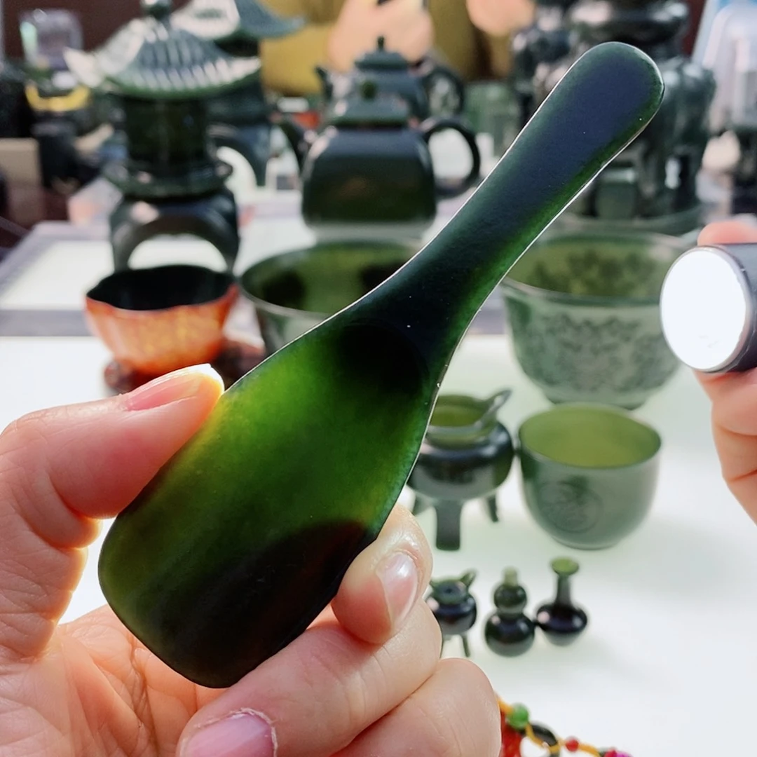 和田玉（青玉）把件未镶嵌