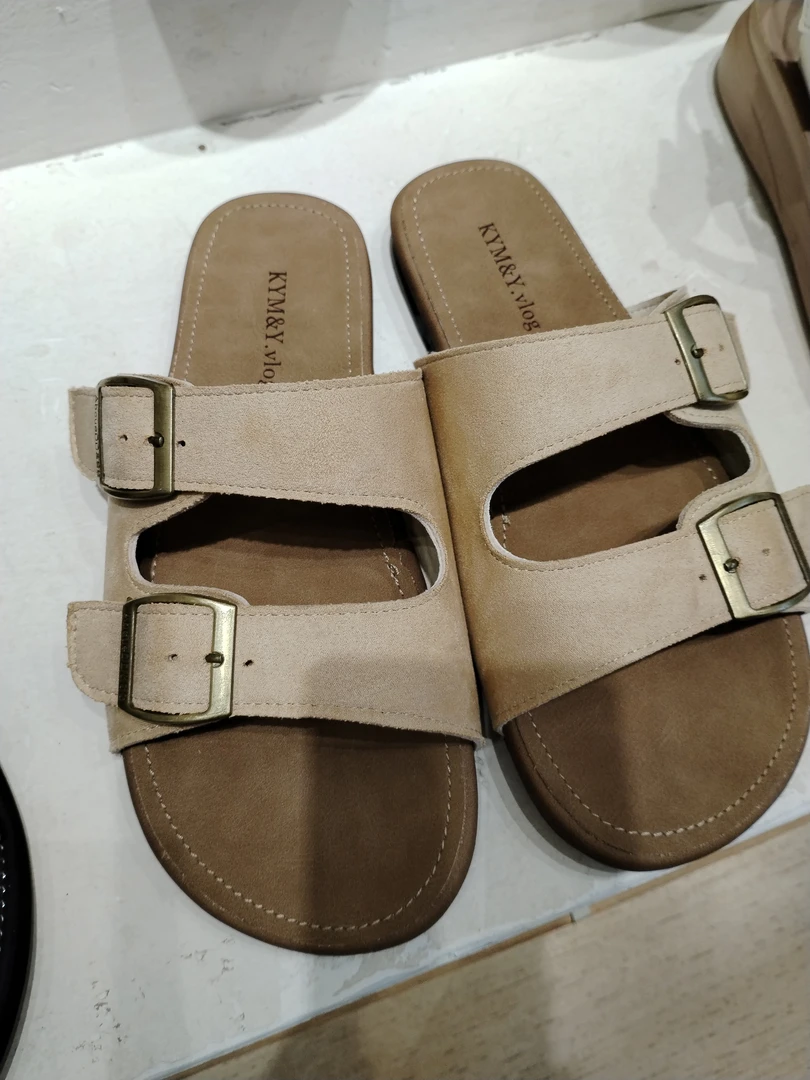 春季软底平底抠抠拖鞋