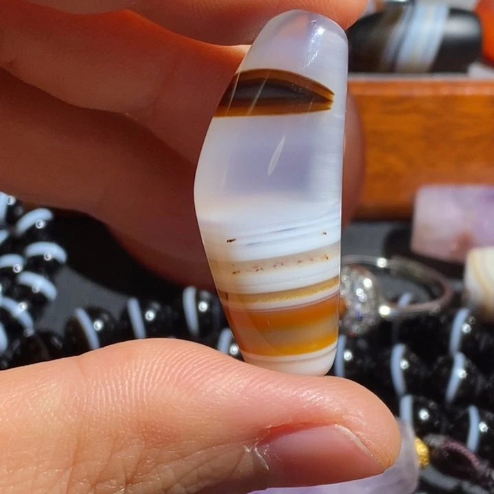 玛瑙/玉髓未镶嵌项链