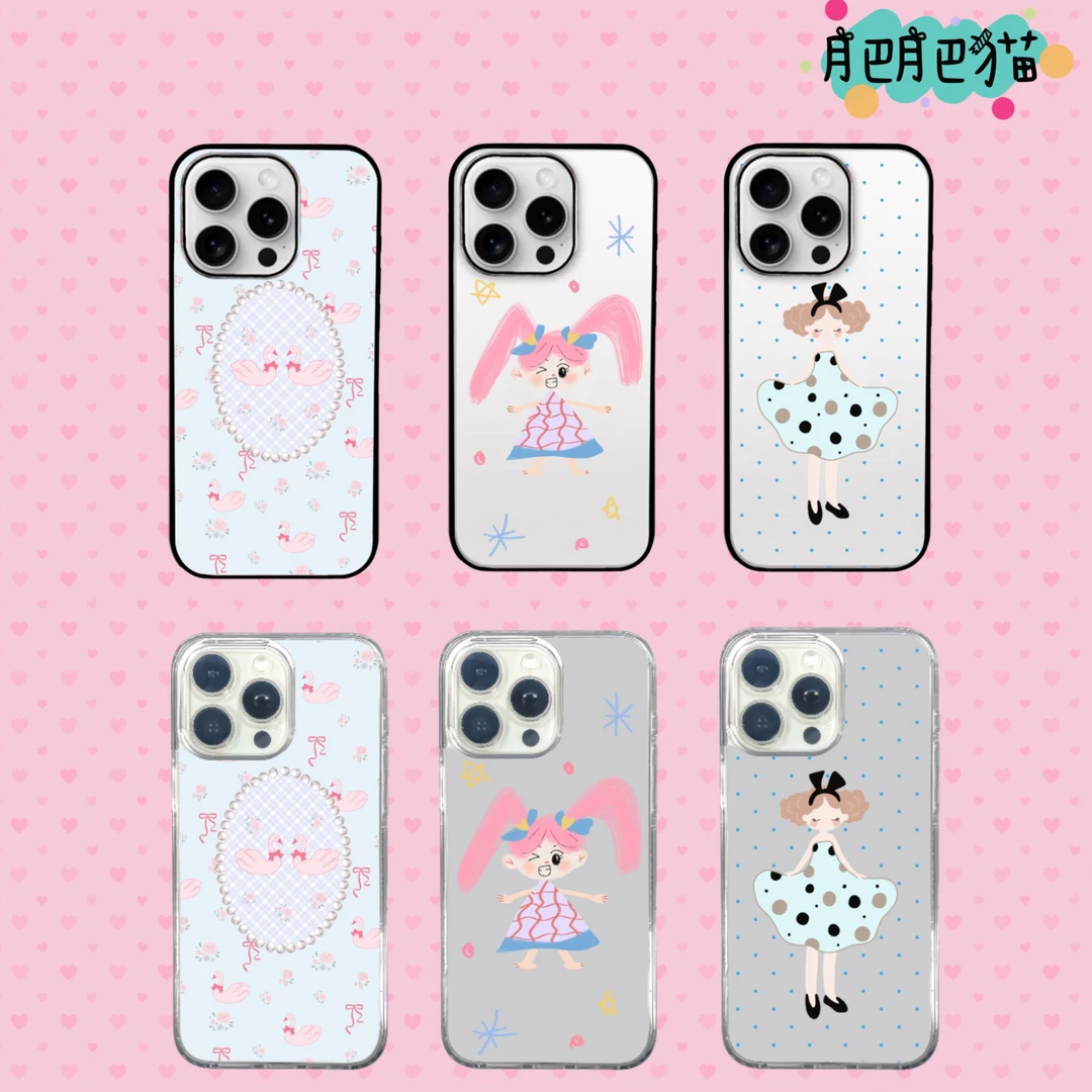 FATCAT | 芭蕾女孩手机壳适用苹果iphone16/15/14/13系列
