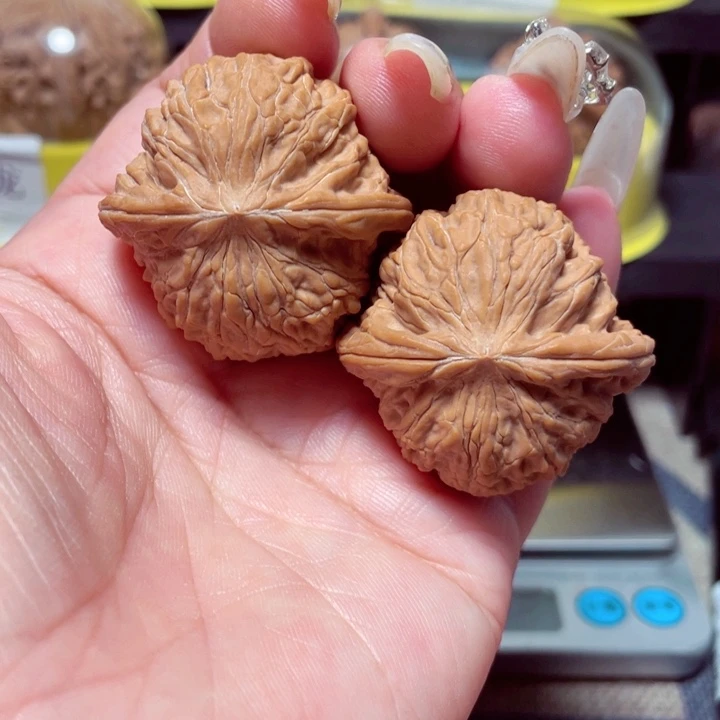 文玩核桃把件磨盘39