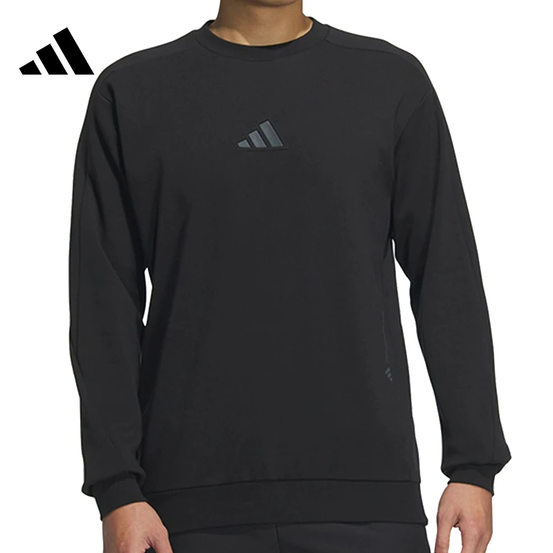 adidas阿迪达斯男子TH MH LOGO SWT针织无帽卫衣JZ8420