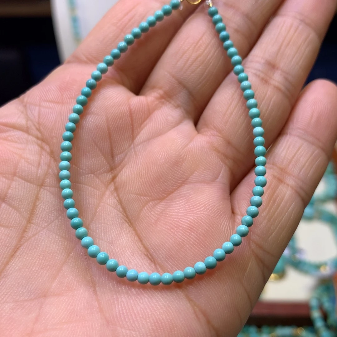 绿松石18K金镶嵌单圈