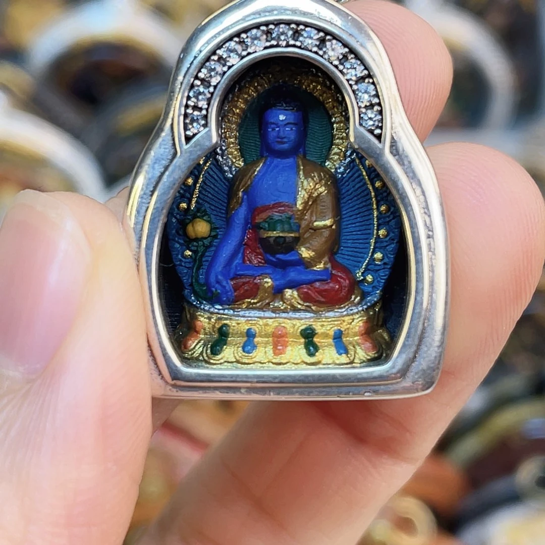 丰***森泥塑925银小药师 泥塑擦擦