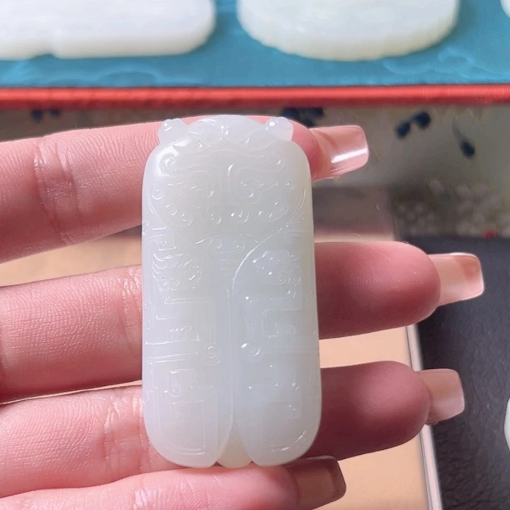 和田玉未镶嵌挂件25