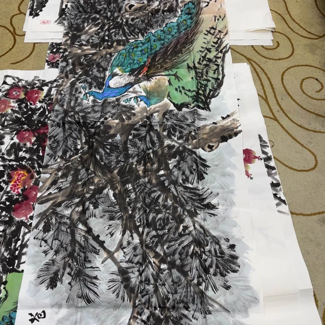 国画群*哥王孝华李欣主播