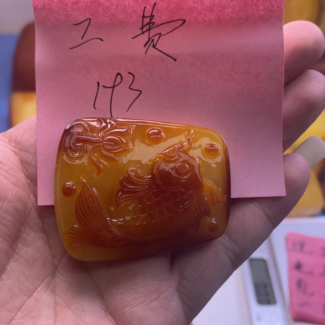 王***胖定制琥珀未镶嵌123456789