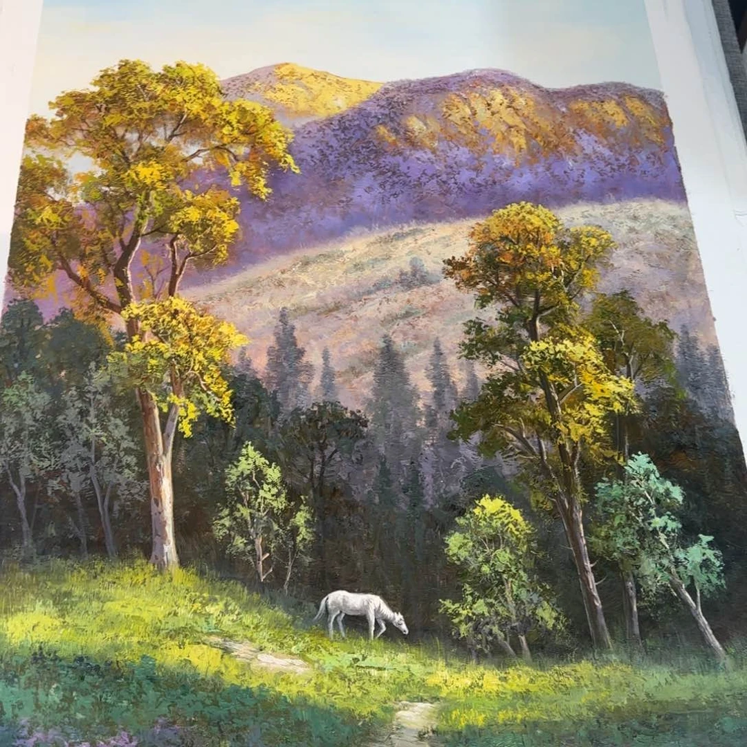 油画七月份的时候就会有很多的惊喜和好