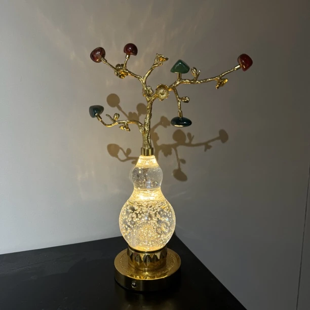 T09 灯具-葫芦台灯20*35cm