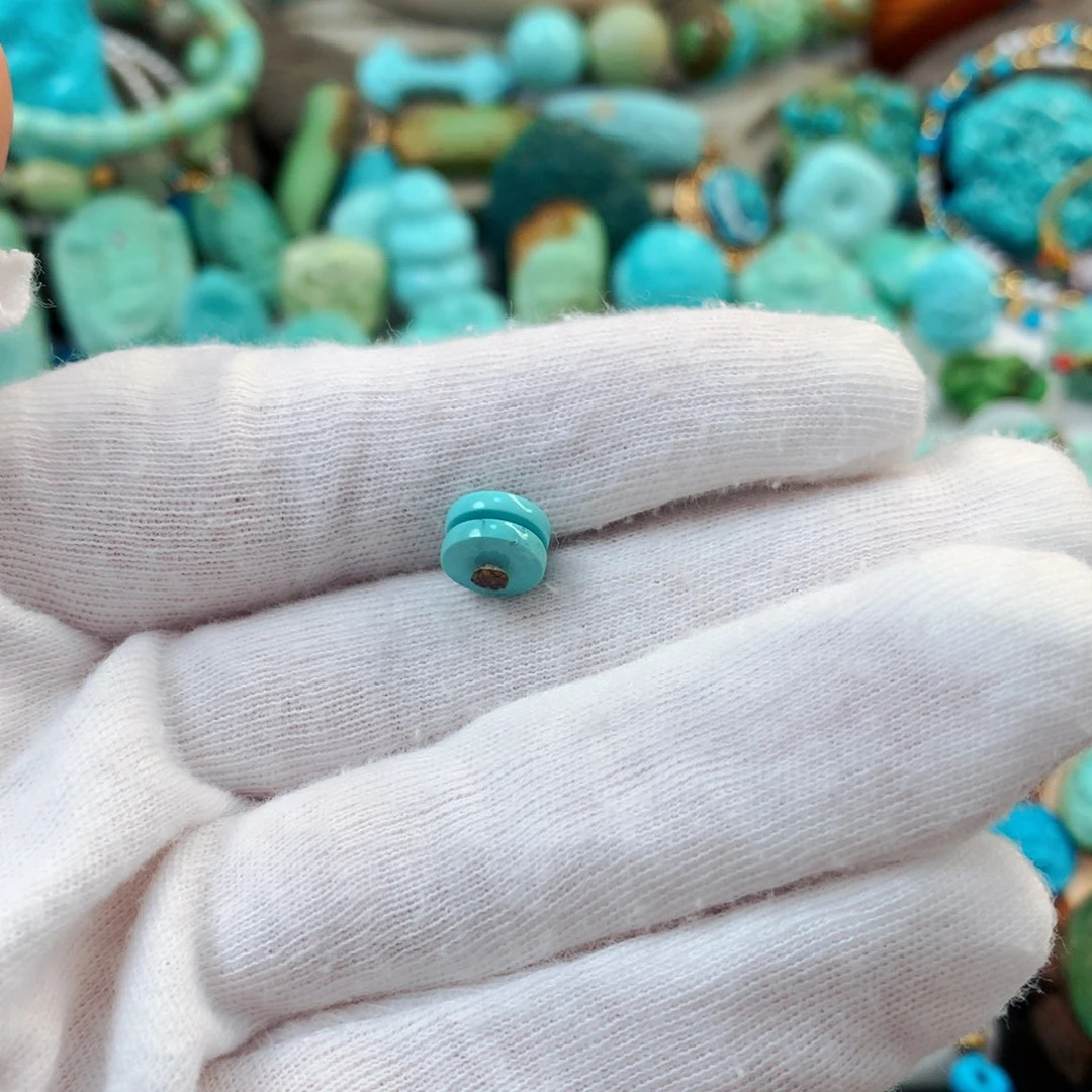 未镶嵌绿松石珠宝半成品