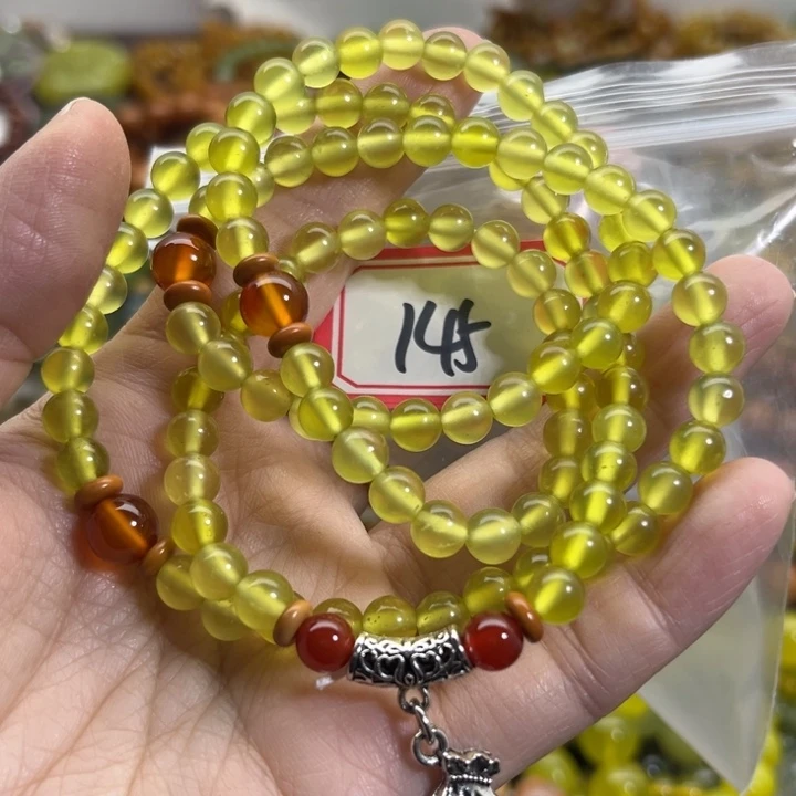 蛇纹石玉未镶嵌手链