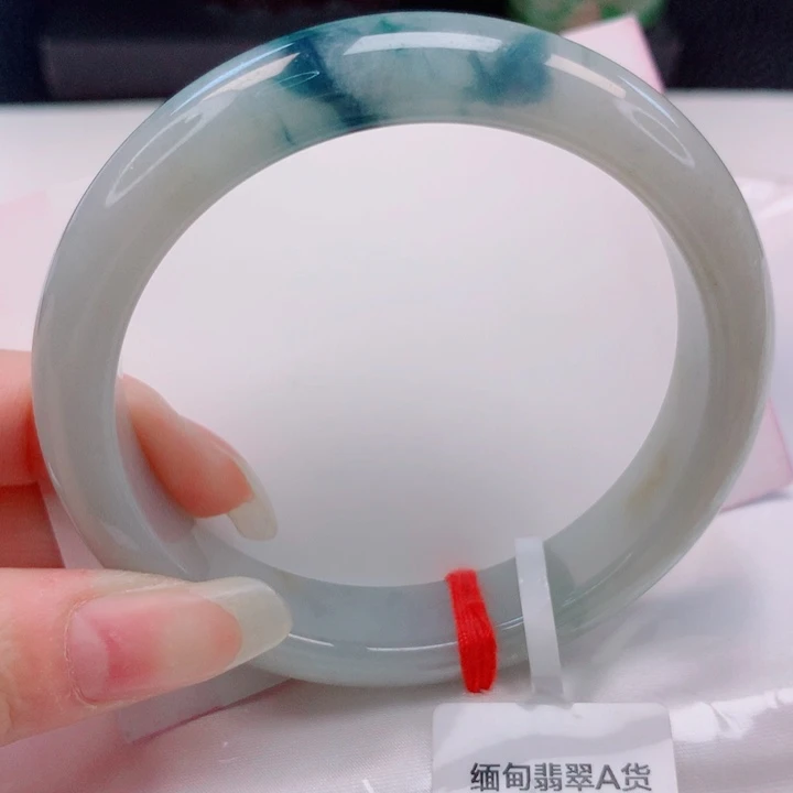 翡翠未镶嵌手镯58圈