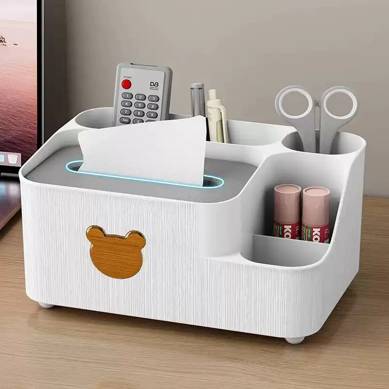 纸巾盒多功能抽纸盒家用茶几遥控器收纳盒客厅高档轻奢创意纸抽盒