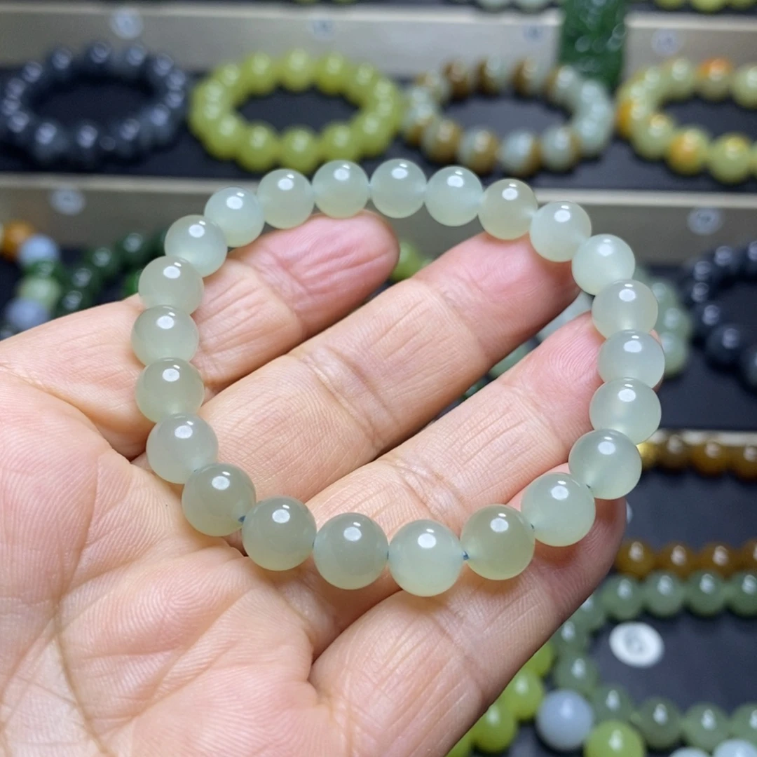 和田玉未镶嵌手串