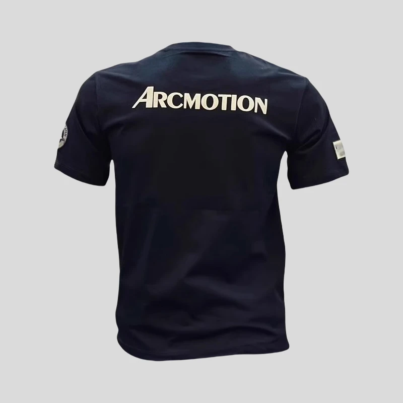 ohmmayby修身高端轻奢刺绣莱卡棉男士短袖T恤印花半袖夏季