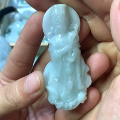 翡翠未镶嵌颈饰天然缅甸翡翠a货