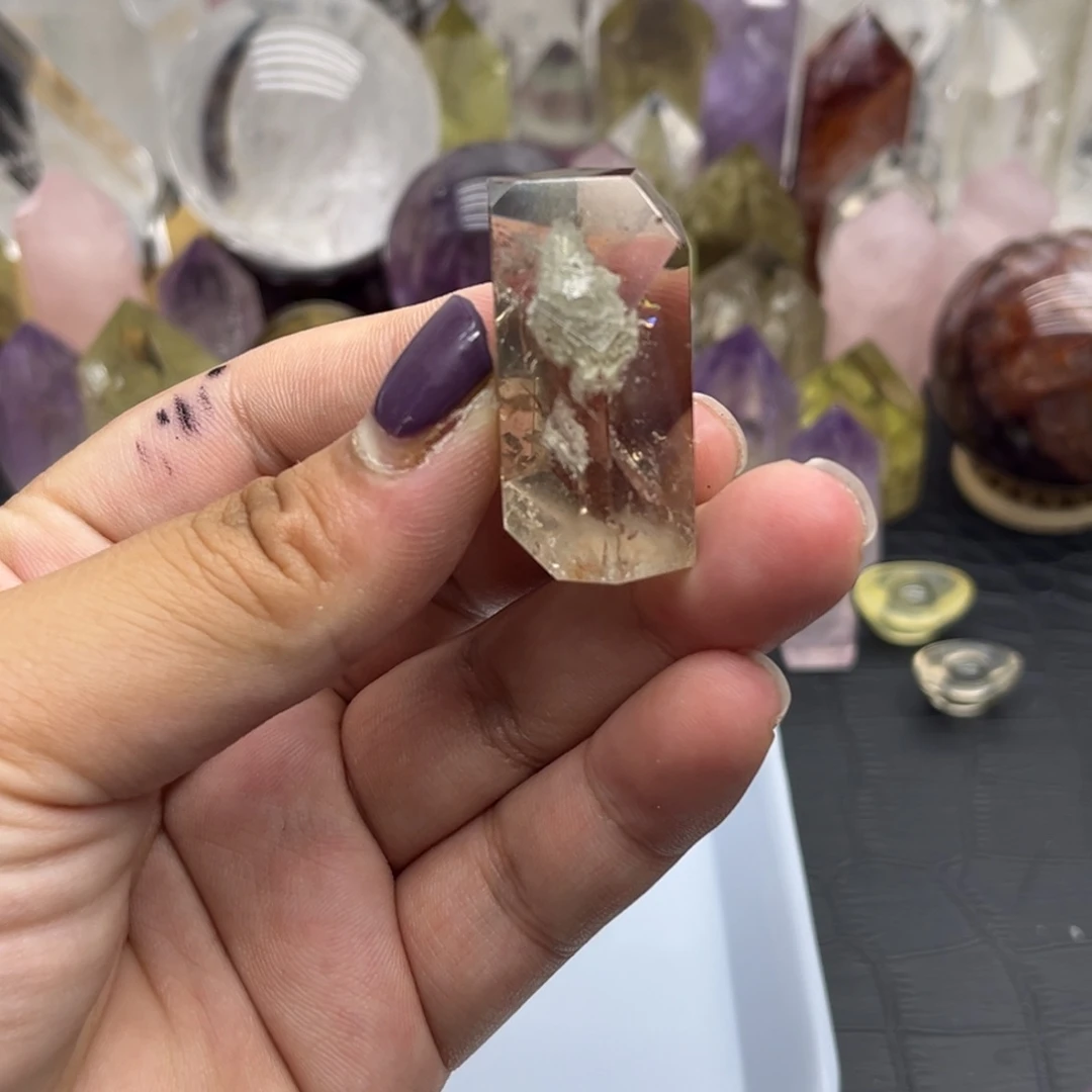 未镶嵌珠宝半成品水晶79 幽灵随行高透体