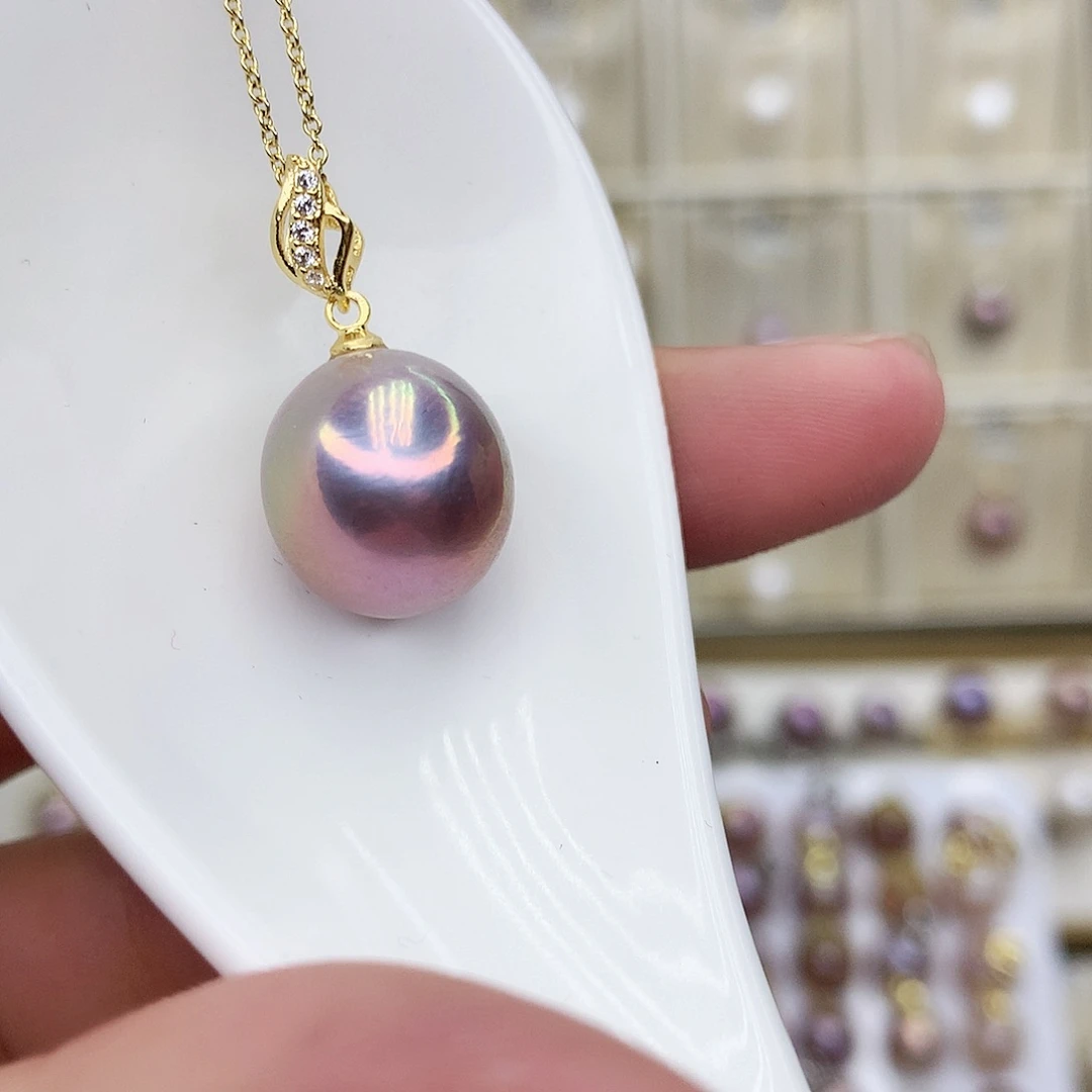 淡水珍珠吊坠(赠链)合金