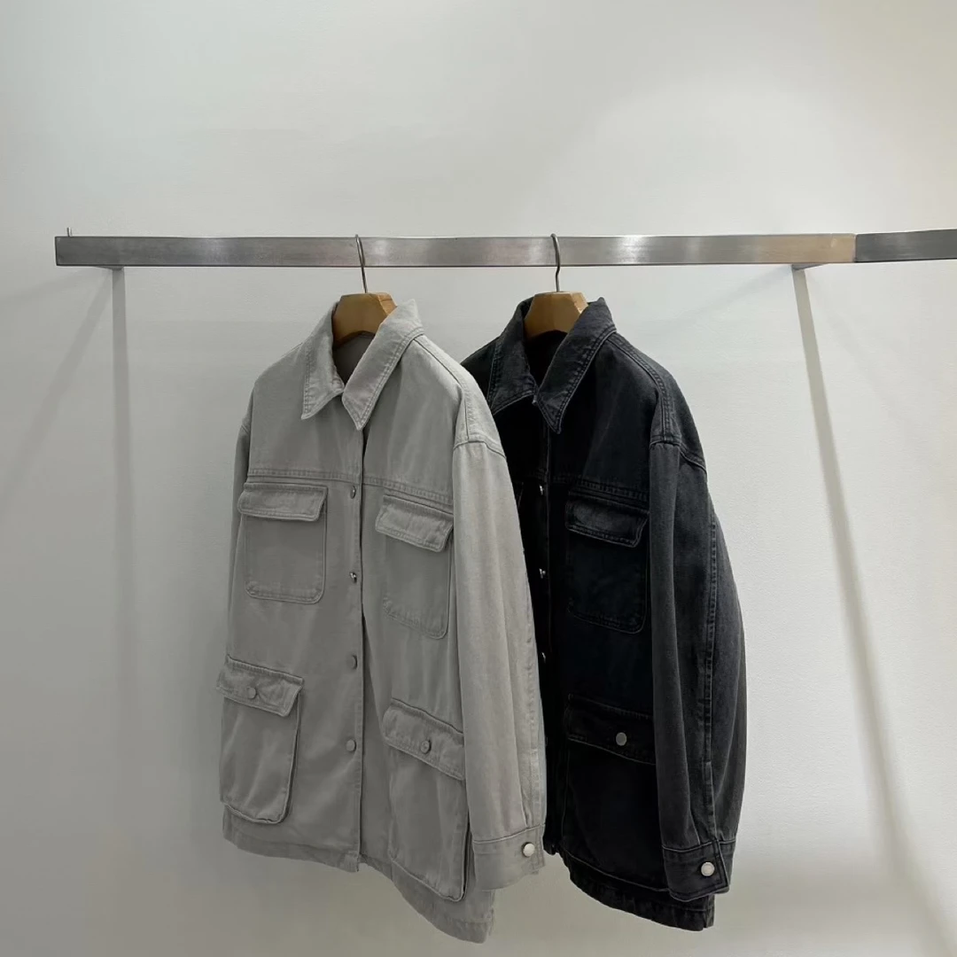 758牛仔宽松外套