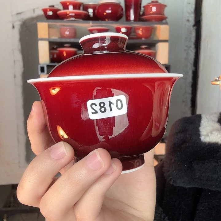 瓷片景德镇郎红陶瓷