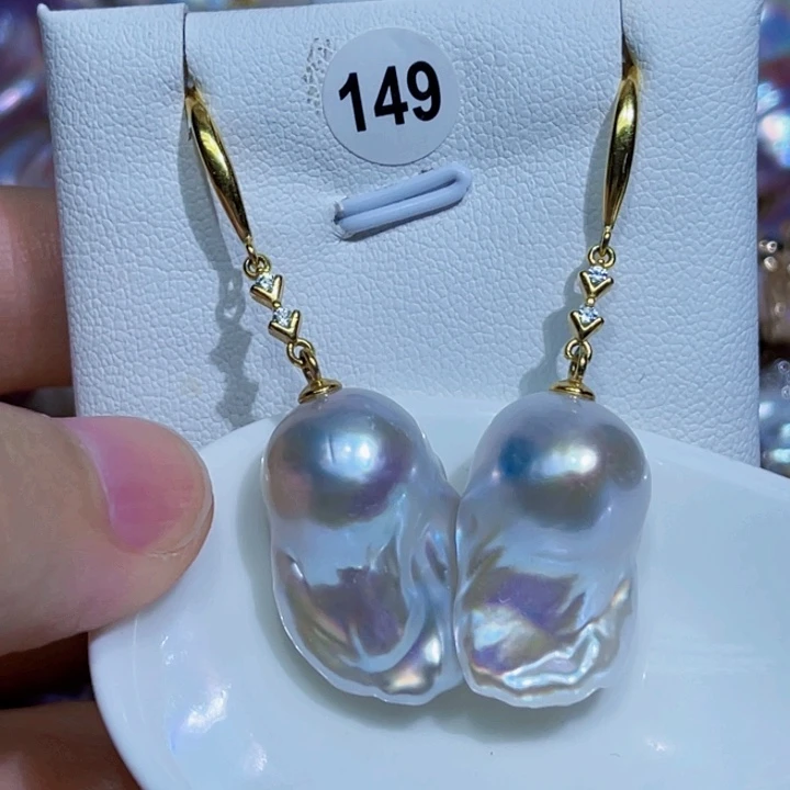 未镶嵌耳饰淡水珍珠