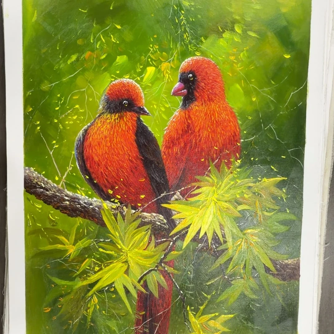 油画加油加油努力加油努力