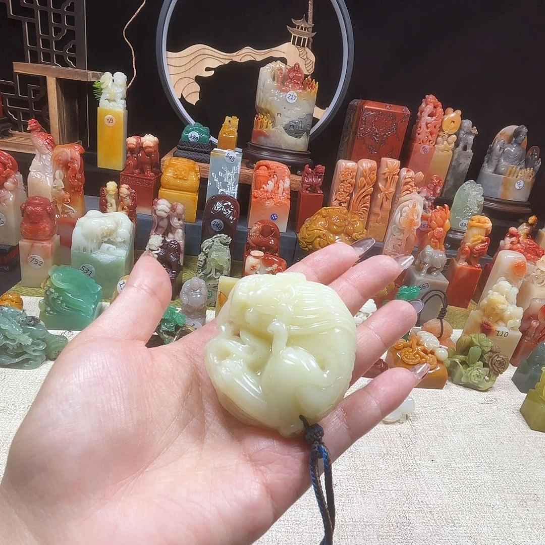 印石寿山石寿山石雕刻