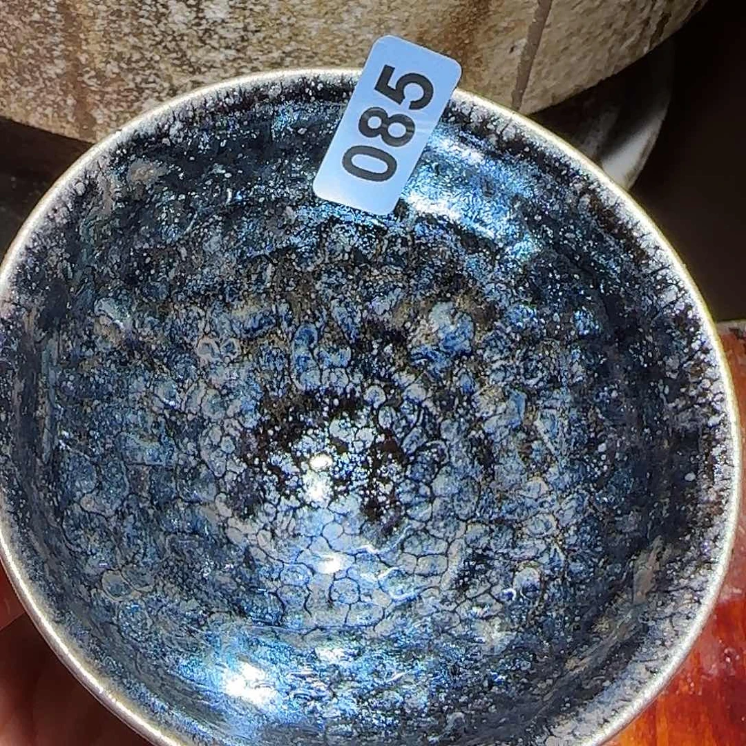 工***烛茶盏琢泥窑柴烧开窑