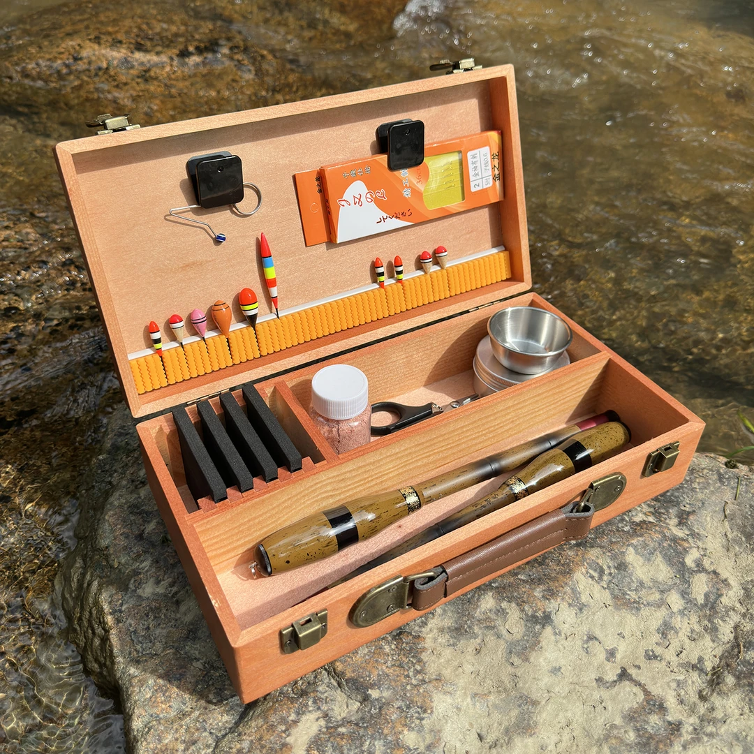 小物钓收纳箱钓鱼收纳盒溪流便携走钓专用多功能配件渔具手提箱子