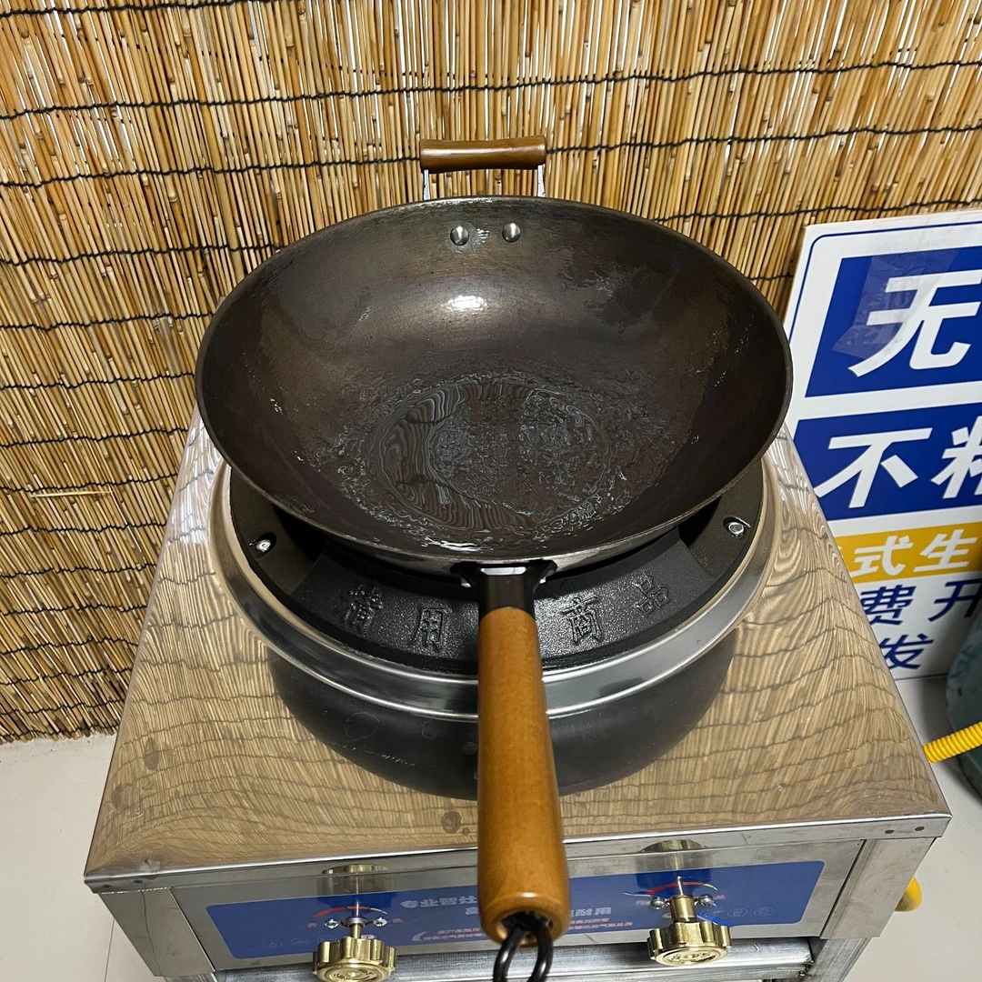 平底锅生铁锅(木耳朵加手柄）