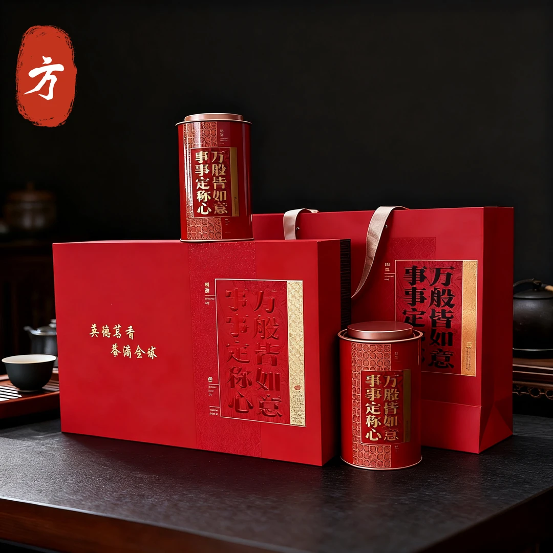 【节日茶礼】金毛毫英德红茶 鲜爽高级广东特产节日伴手礼 万事如意