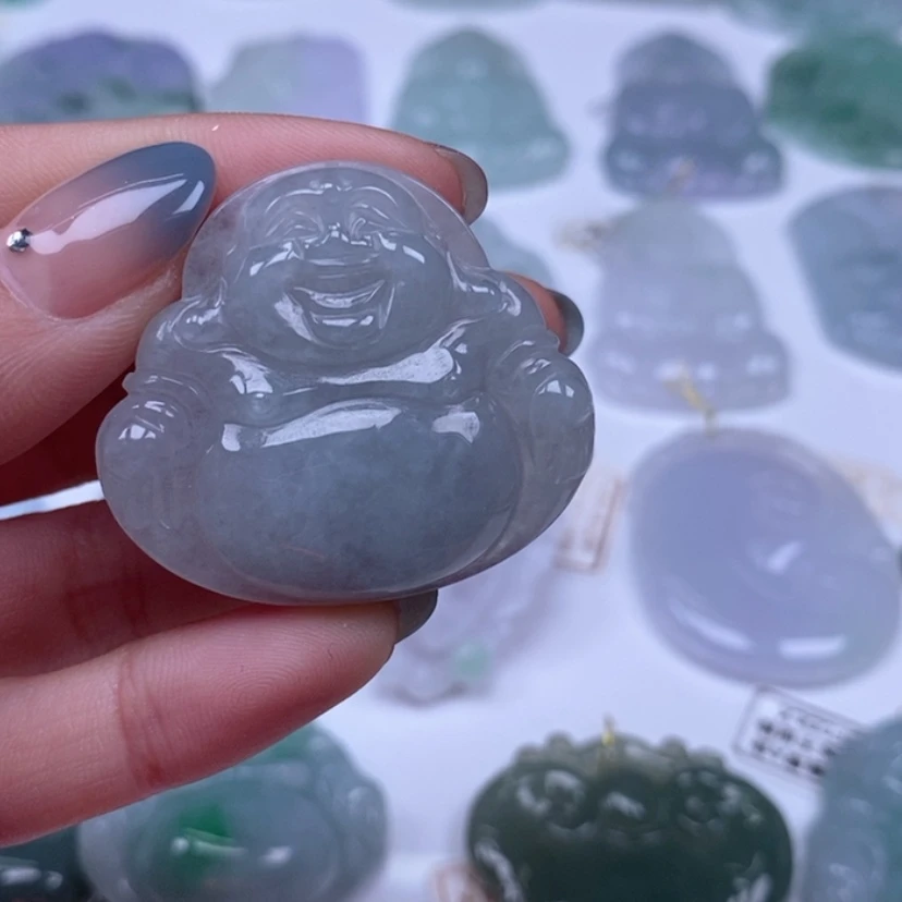 【闪购商品】翡翠吊坠(不含链)未镶嵌天然a货翡翠