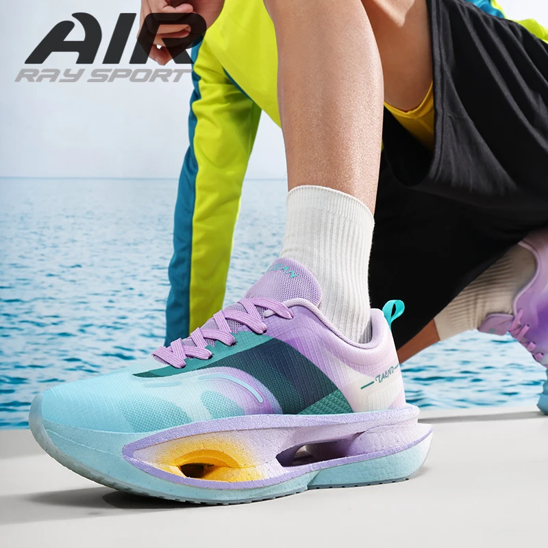 跑步鞋潮款大童10-16岁男孩运动鞋夏季透气男鞋减震网面超轻跑鞋