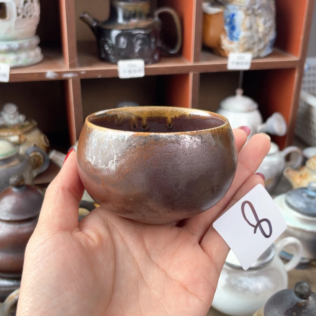 8红陶主人杯一起喝茶