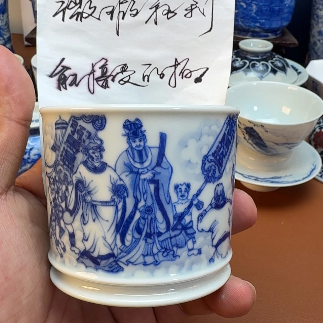 杯子景德镇全手工手绘陶瓷